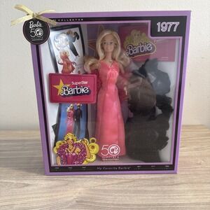 2008 Mattel My Favorite Barbie 50th Anniversary 1977 Superstar Barbie Doll NRFB